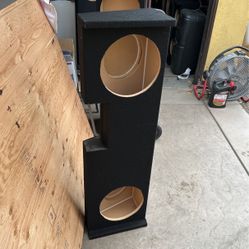Dual 12” MDF Spk Box Silverado/Sierra Crew Cab