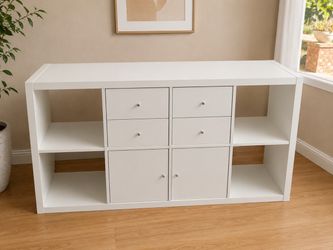 White Storage Cabinet / Console Table