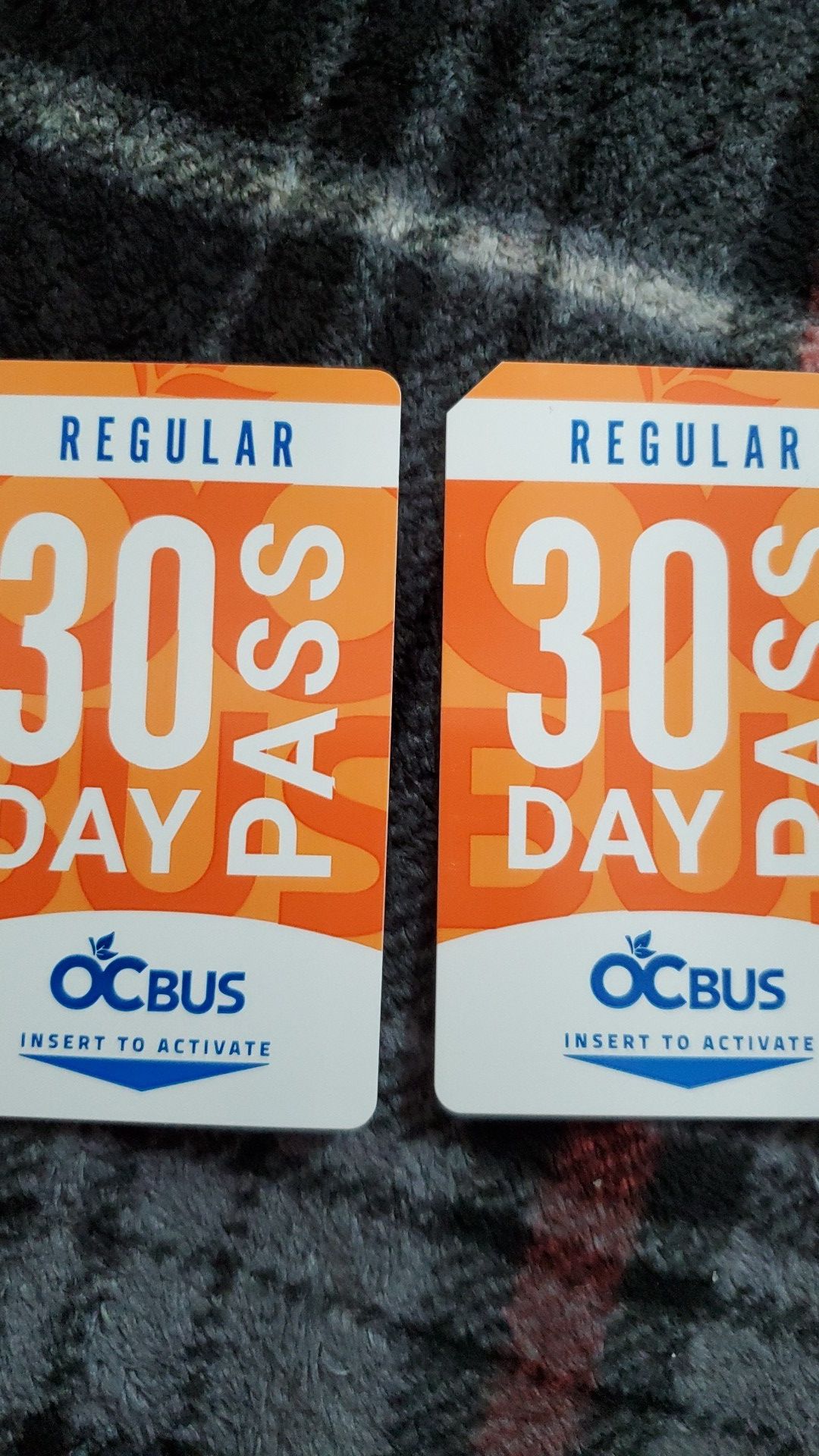 Brand new 30 day bus passes 50.00 each