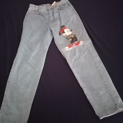 Vintage Mickey Mouse Jeans