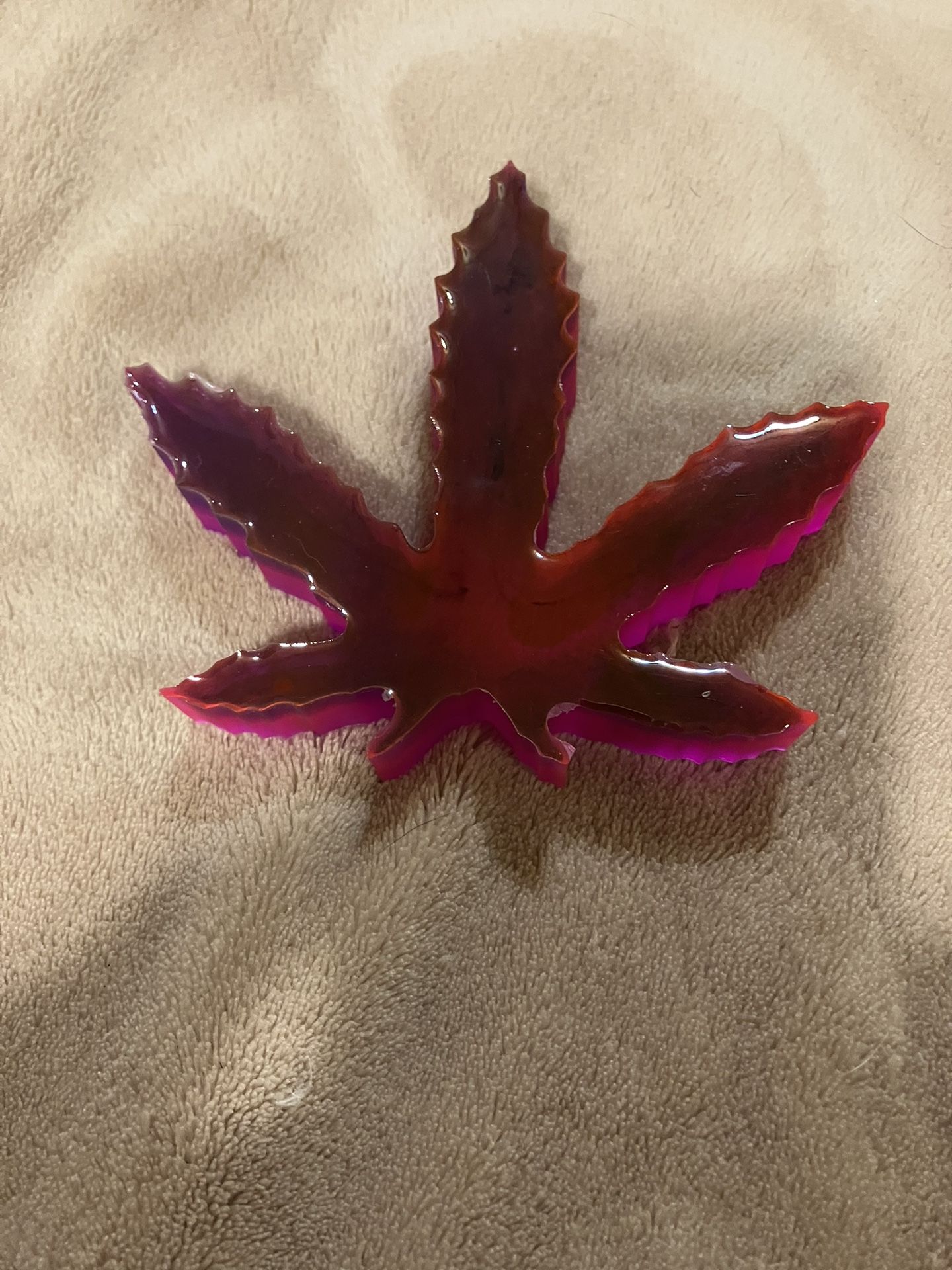 Handmade Resin Leaf