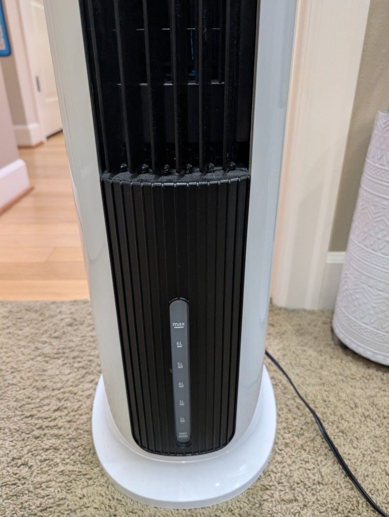 3-in-1 Evaporative Air Cooler, 43" Tower Fan, 1.8 Gal Removable Water Tank