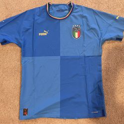 Italy Puma Elite Soccer Jersey Mens Large