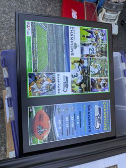 Seahawks Superbowl XLVIII wall plaque