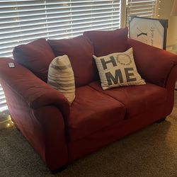 Red couches