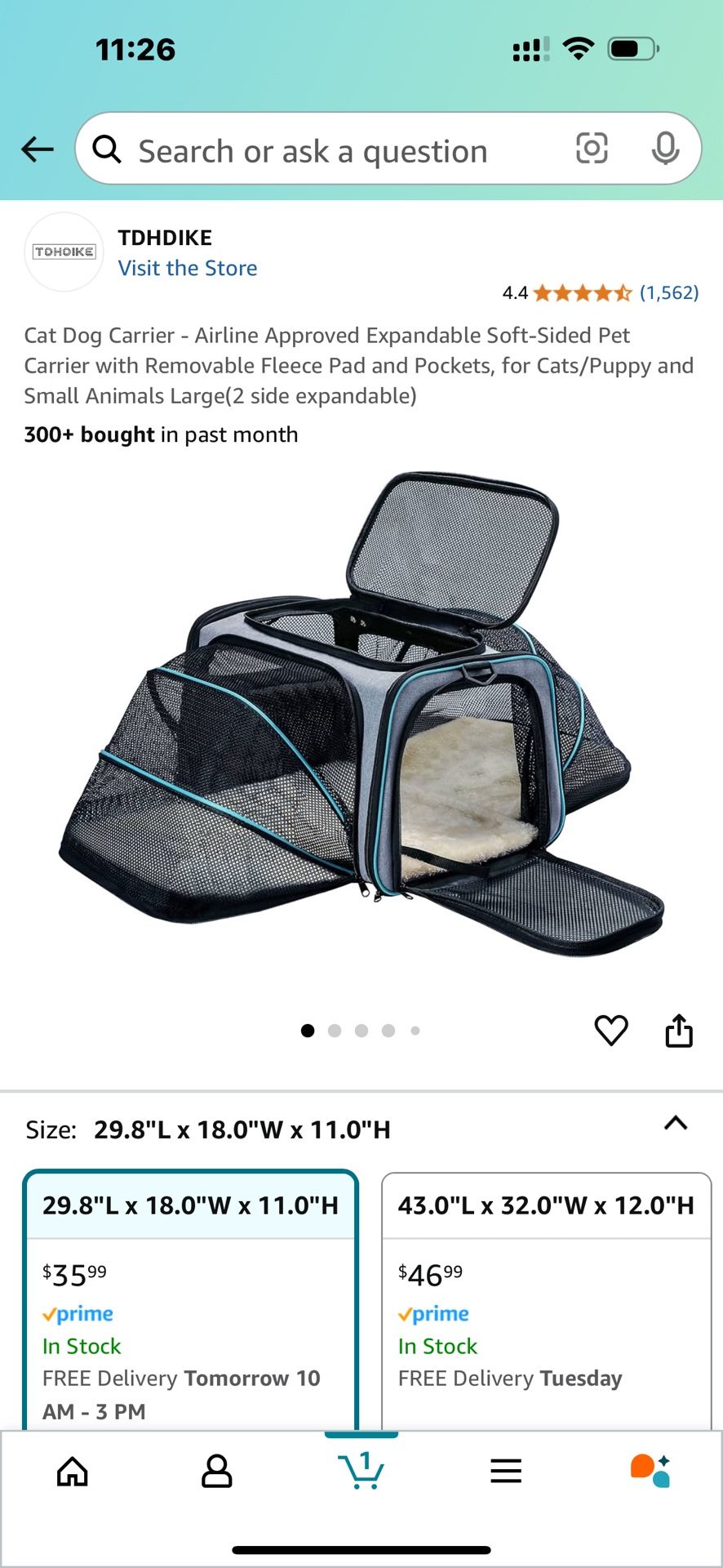 Pet Bag Pet House 2in1