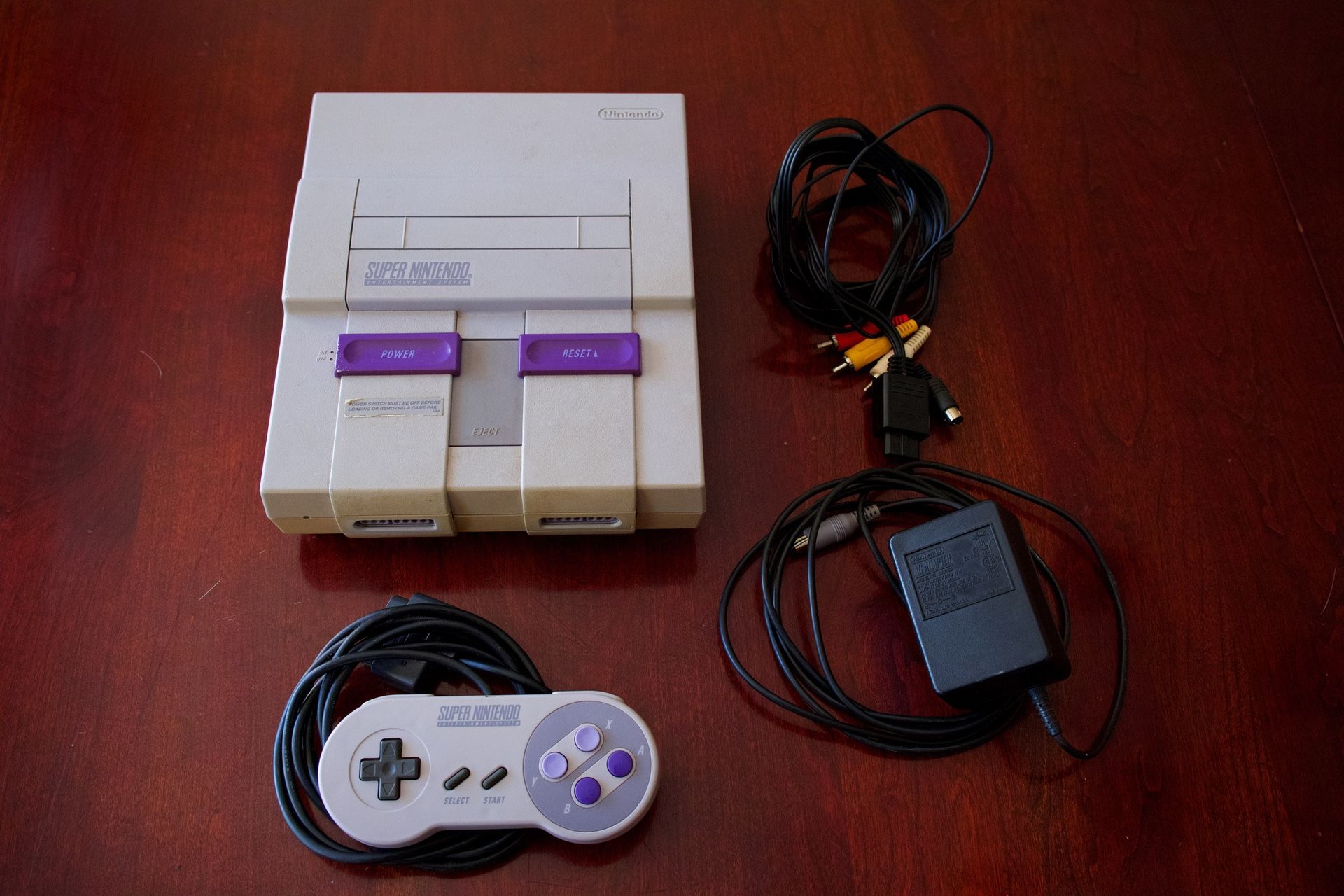 Super Nintendo Console Professionally Recapped and Cleaned