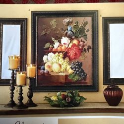 Cuadro De Frutas De Home Interiors Nuevo En Caja 