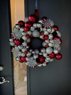Christmas Ornament Wreath