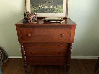 Antique cherry wood dresser