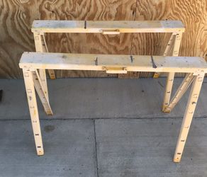 Metal Folding Saw Horses 