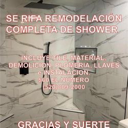 rifo un baño completo con todo el material incluido como el de la foto 