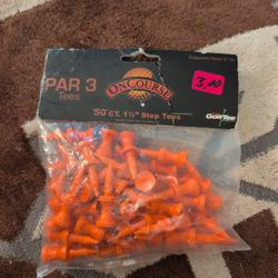 Bag of 50 Par 3 Golf Tees