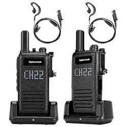 Waterproof Walkie Talkies Long Range for Adult with AI 30dB Noise Cancelling, Rechargeable 2W Two Way Radios, VOX, 1700mAh, Walky Talky for Emergency 