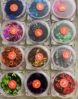 Alphabets for nail art