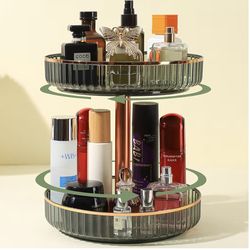 360 rotating makeup organizer