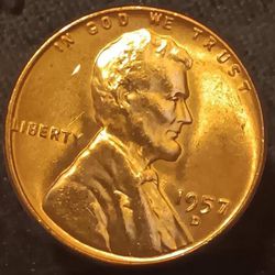 1957 D Lincoln Wheat Cent