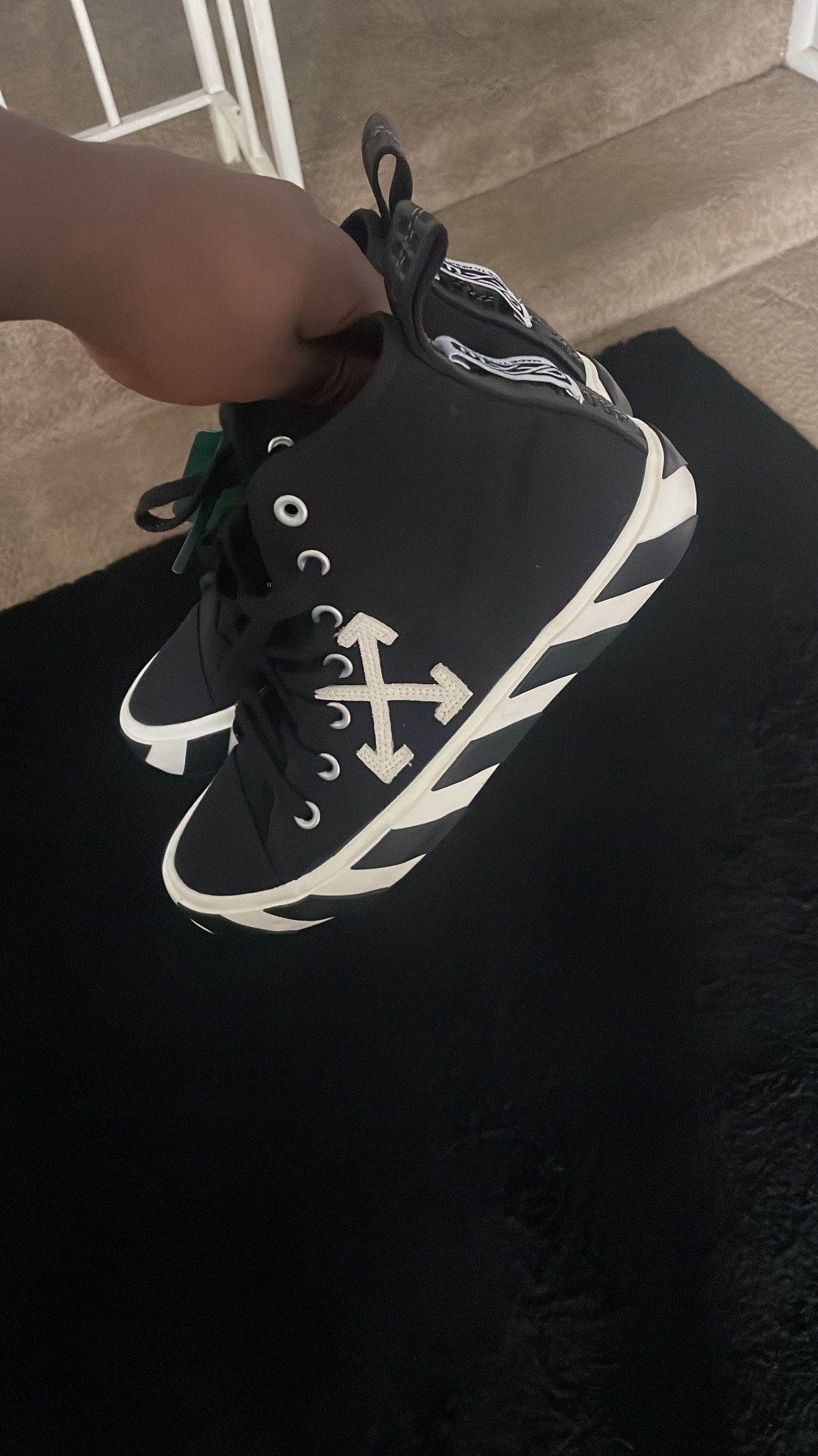 Off White Converse Style Sneakers
