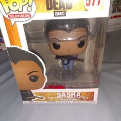 Brand New The Walking Dead " Sasha" Funko Vinyl Pop