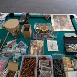 Beads, Leather Scrap, Hornpipe N more..