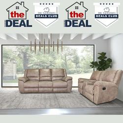 2-PC RECLINING SET: CLEARANCE PRICE-TAG