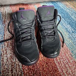 Air Jordan Kids Sneakers Black Purple