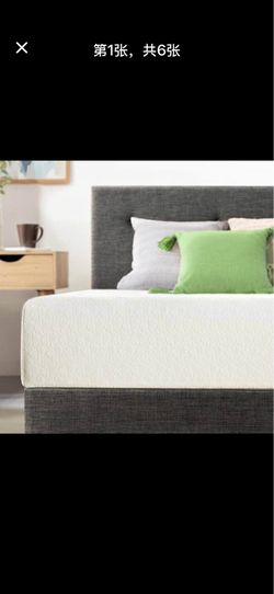Best Price Mattress 8 inch Twin Mattress XL Long, Bed-In-A-Box, Green Tea Memory Foam,White
