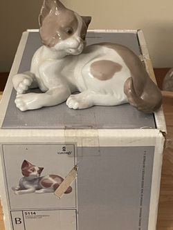 Lladro Gato Soprendido. Surprised Cat