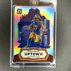 2025 Panini Donruss Optic UPTOWN! Puka Nacua #8 Los Angeles Rams