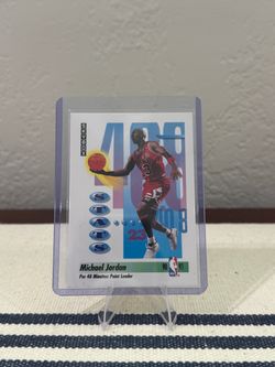 1991-92 SkyBox Michael Jordan #307 – Per 48 Minutes Point Leader – Chicago Bulls