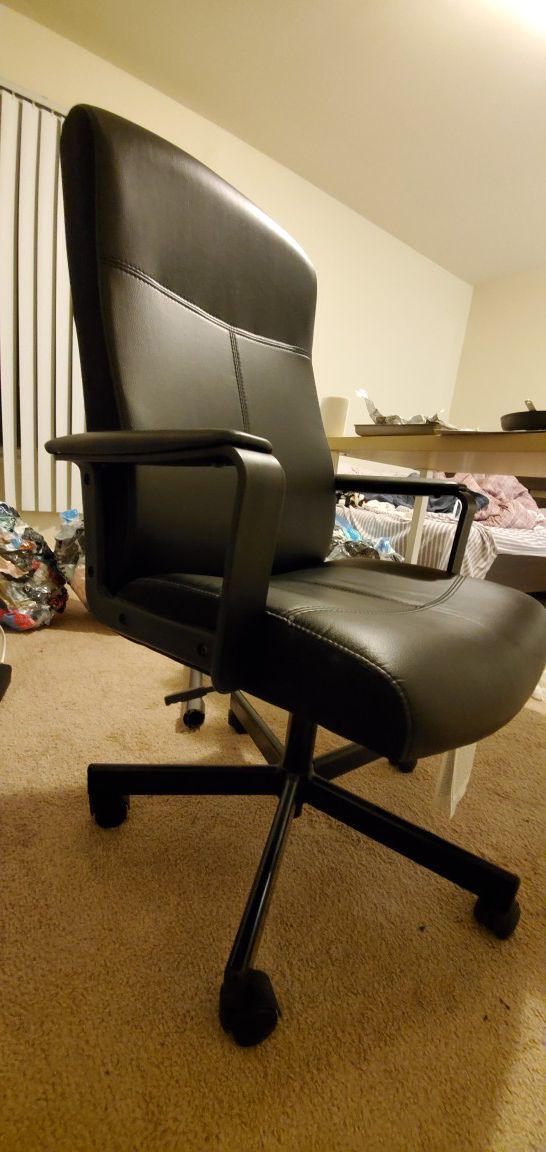 IKEA Leather Office Comfy Chair