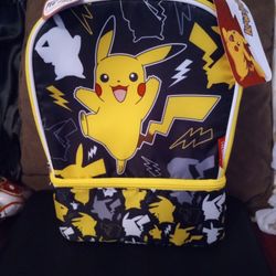 2025 GAME FREAK Pokemon 11.5" Two Compartment THERMOS Lunch Bag BRAND NEW 