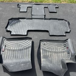 Weather Tech Mats And Cross Bars For 2018-2024 Chevy Traverse 