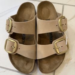 Birkenstock Arizona Big Buckle- 38- Sandcastle