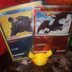 Pokemon Radiant Charizard And Blastoise Nm Condition 