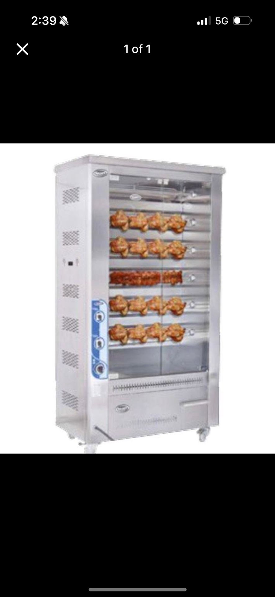 Chicken Rotisserie Oven 