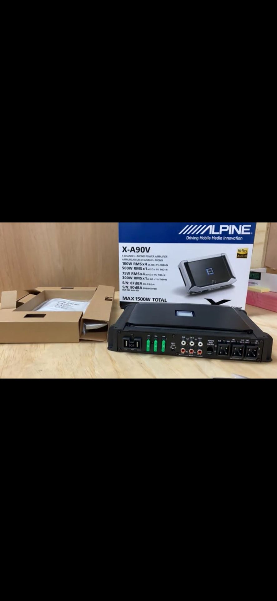Alpine Amp x-A90V