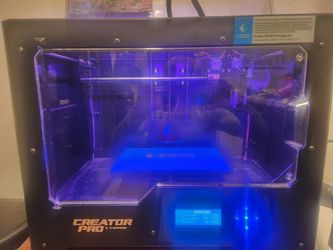 Flashforge Creator Pro 3D printer with filament (Fully functional)