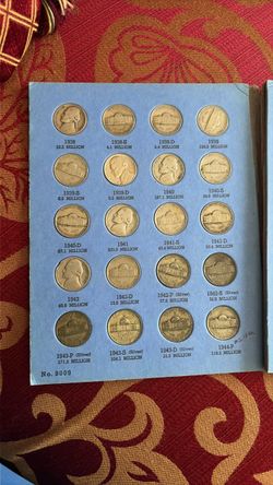 Complete 1(contact info removed) Jefferson Nickel Collection Book