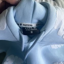 baby blue denim tear hoodie how can tell if real