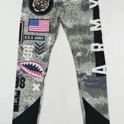 Gym Leggins Women CammoPrint M size