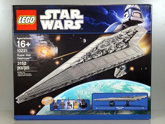New Sealed Lego Star Wars Super Star Destroyer (10221) Ultimate Collector Series