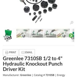 Hydraulic Punch out Kit