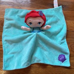 Disney Baby Princess Little Mermaid Ariel Security Blankie Lovey Plush
