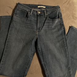 Levi High Rise skinny Jeans 2 Pair 