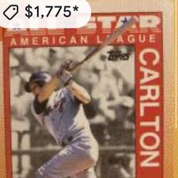 Carlton Fisk Baseball Card