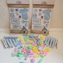Baby Boy Decor And Stickers Lot