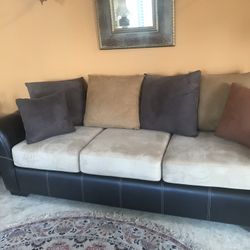 Like Brand New Set Of 3 Couches from Eldorado + Ottoman 