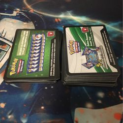 100 Pokemon Online Code Cards