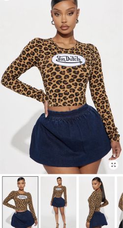 von dutch cropped long sleeve